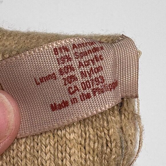 Isotoner Aris Warm Ups Driving Gloves Women OS Gray  Chevron Stretch Nylon, Span - Picture 6 of 7